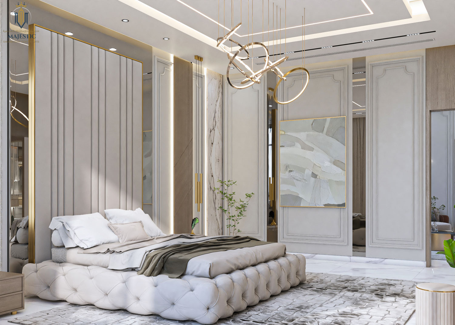 تصميم غرف نوم صغيرة بطريقة تزيد من الإحساس بالمساحة